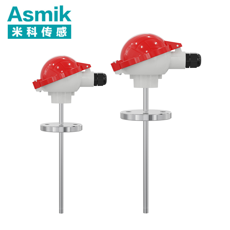 米科铠裝溫度傳感器-法蘭式